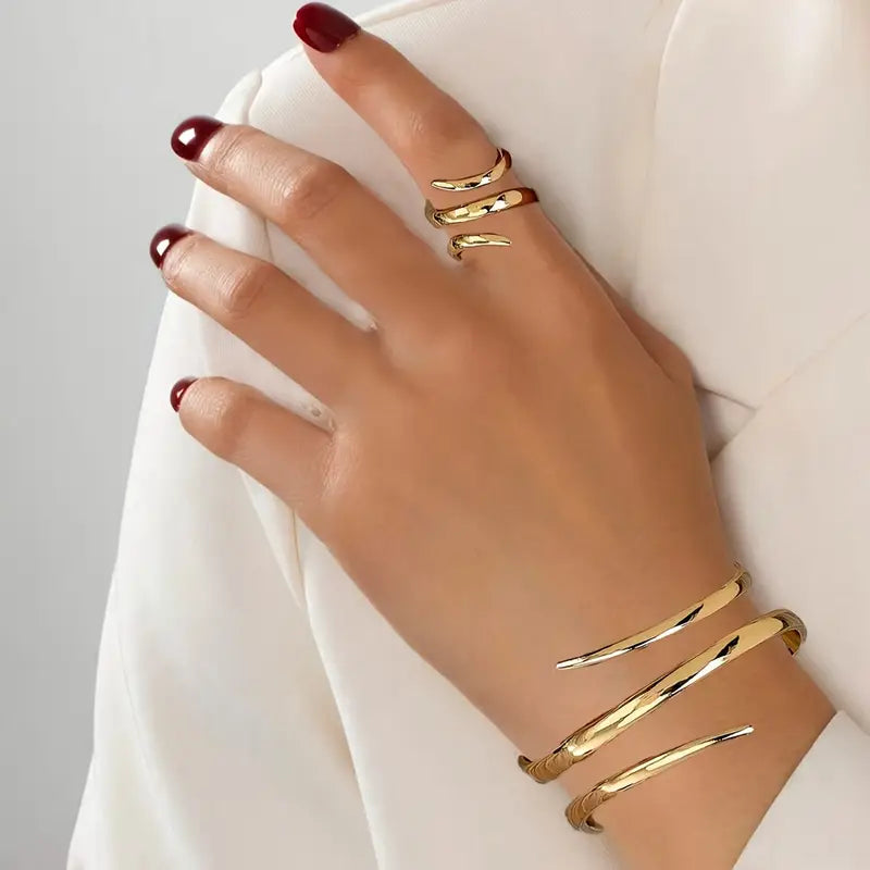 Minimalist Open Bangle
