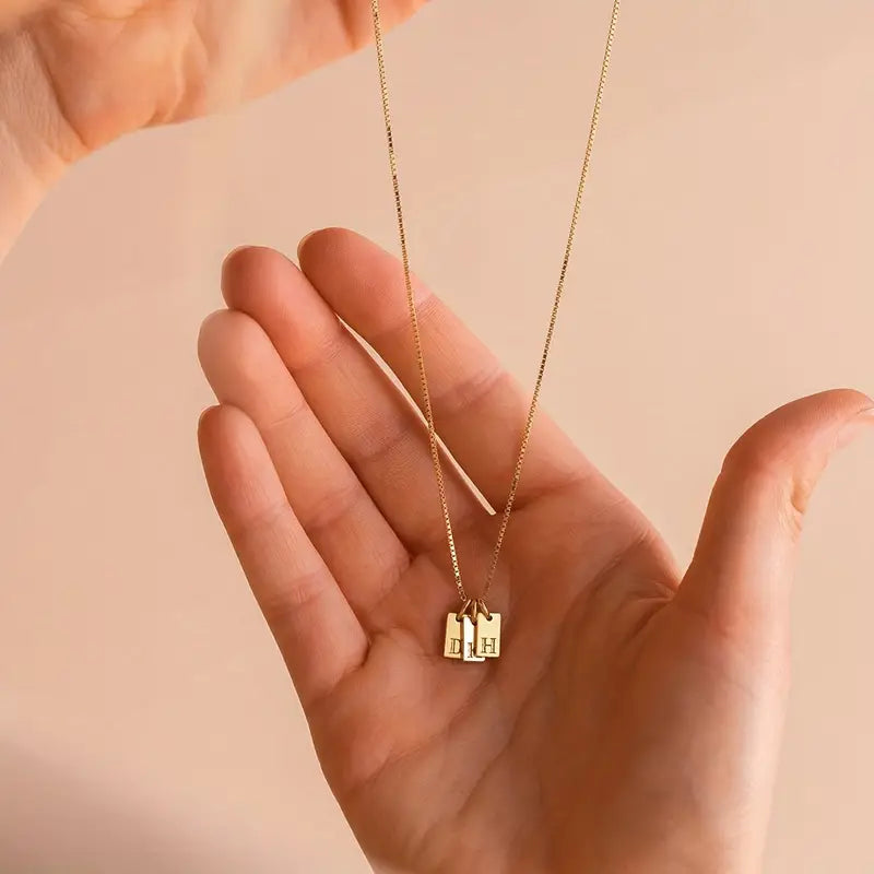 Golden Initial Necklace